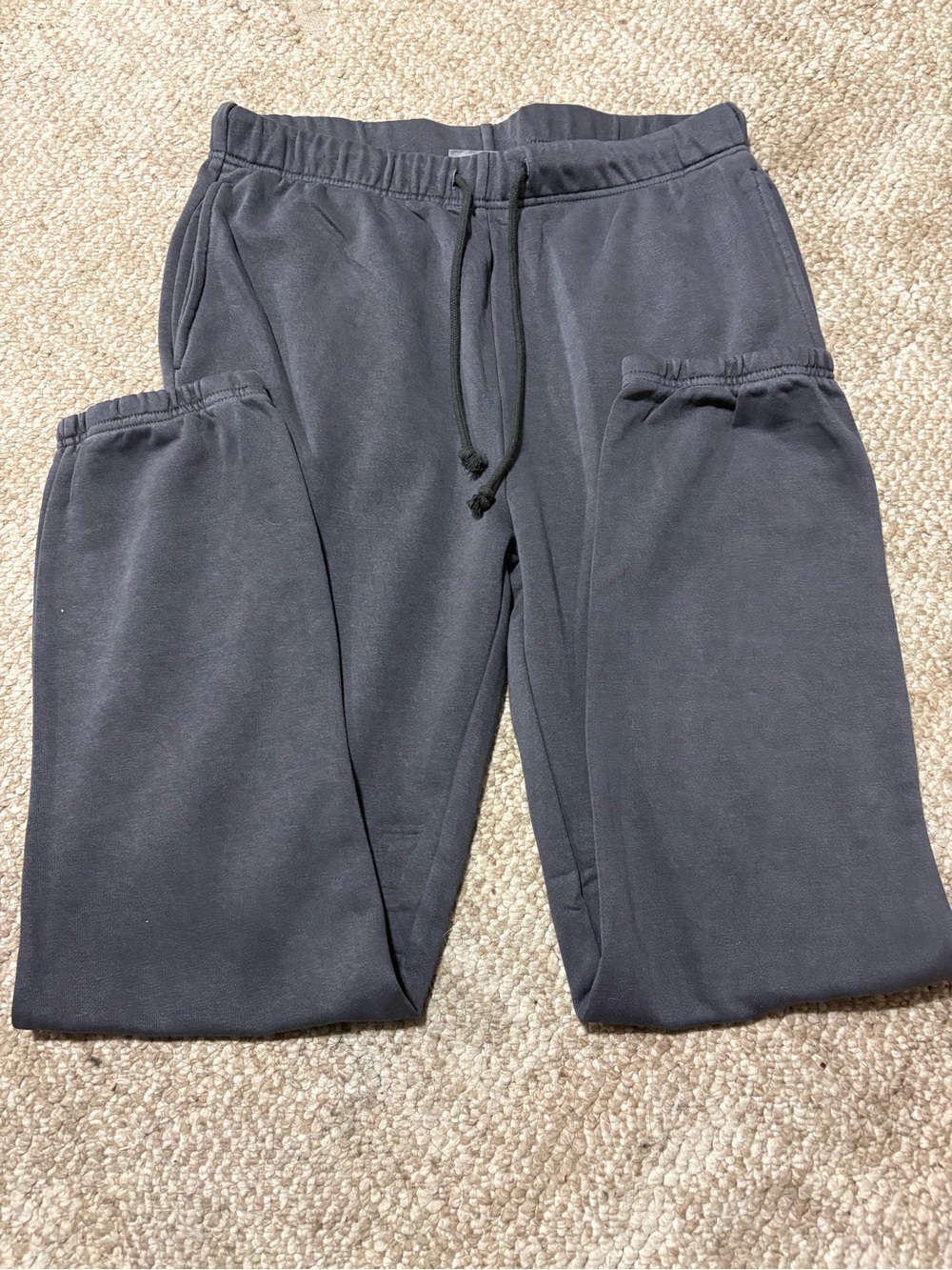 No Boundaries Men's Dark Gray Drawstring Joggers